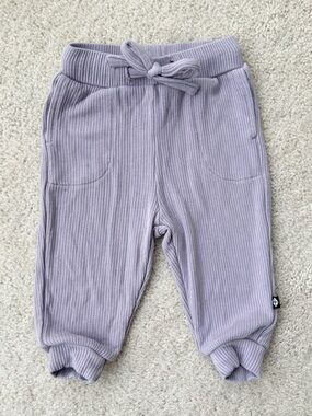 Kyte BABY Lilac Ribbed Jogger Pants